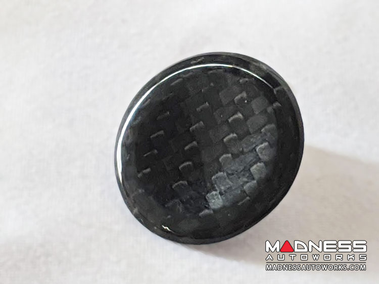 thumbnail image 2 of Red Carbon Look Start Stop Engine Button For Alfa Romeo Giulia Stelvio 2 of 4